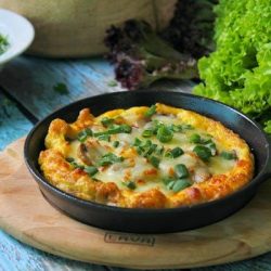 Cheese and Spring Onion OMELETTE