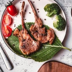 Grilled LAMB CHOPS (use *CharCrust)